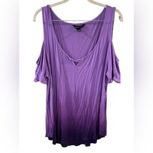 Rock & Republic Purple Ombré Top